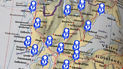 Alla kommuner som är med i Samverkande sjukvård i Fyrbodal