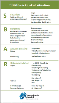 SBAR Public SamverkandeSjukvard SBAR Public SamverkandeSjukvard